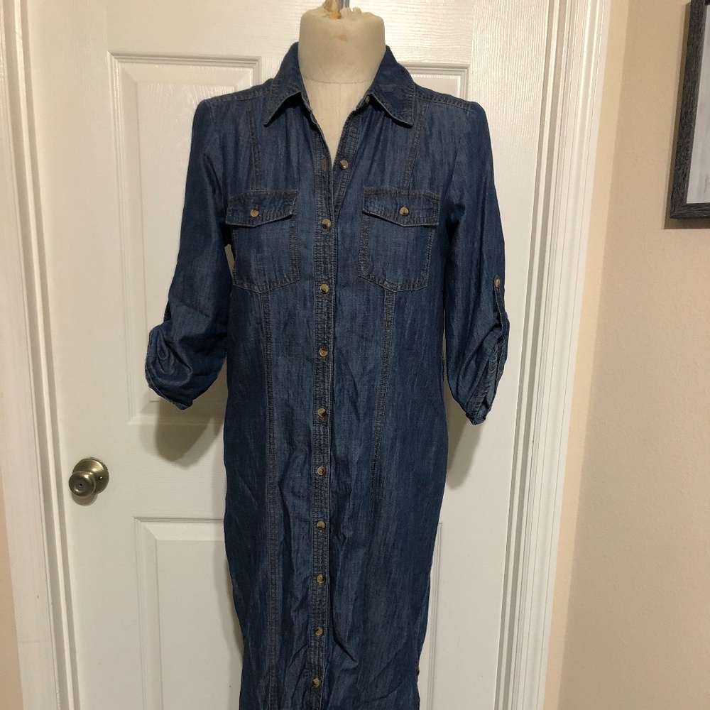 Denim dress